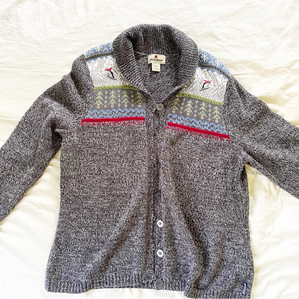 Skiing Woolrich Vintage Sweater